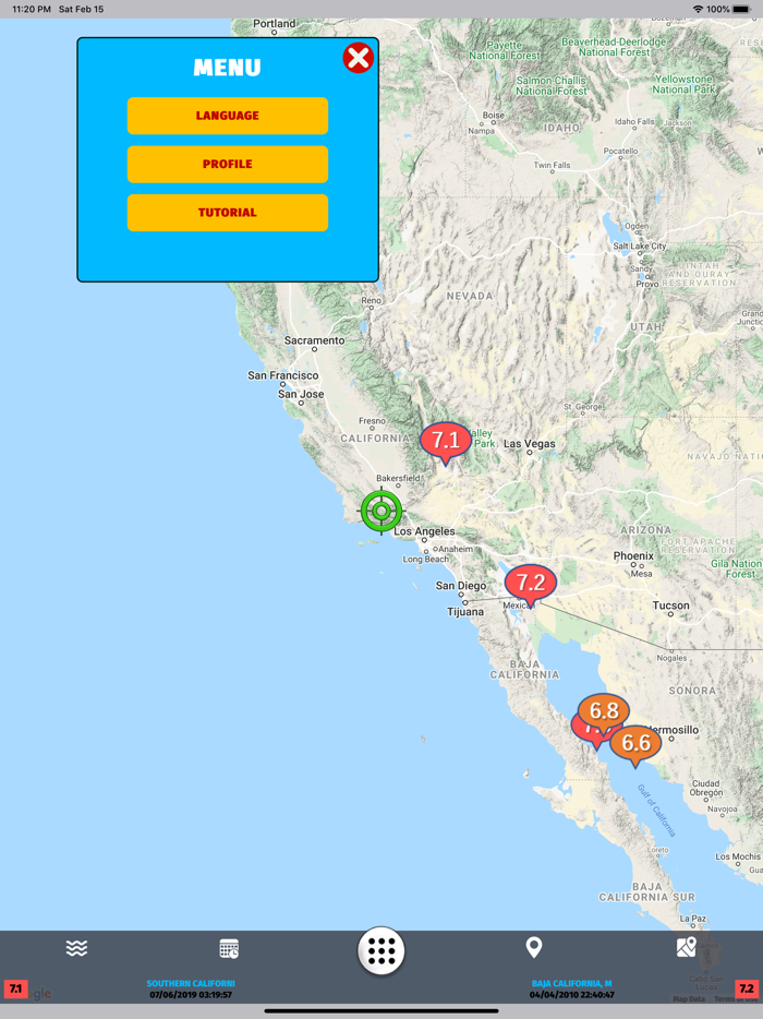 Earthquake Tracking