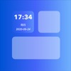 TimeWidget - calendar and time icon