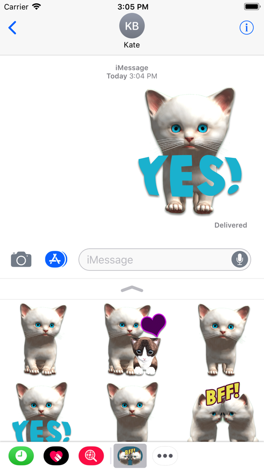 Cat Emoji Sticker Collection - 2.0 - (iOS)