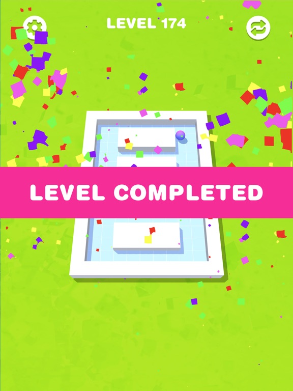 Screenshot #6 pour Rolling Fill: Push Cubes Hole