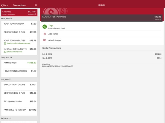 sfb Mobile iPad screenshot 1 - Finance app