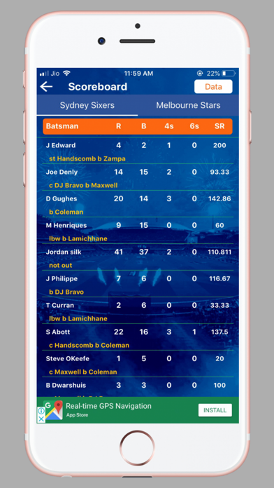 Cricket: Live Line &  Score screenshot 4