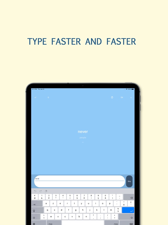 ‎Fast Typing Game