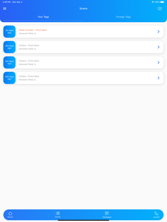 RSPNDR Community iPad screenshot 4 - Utilities app