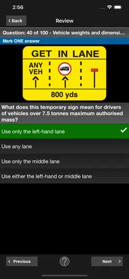 Game screenshot LGV Theory Test UK 2021 mod apk