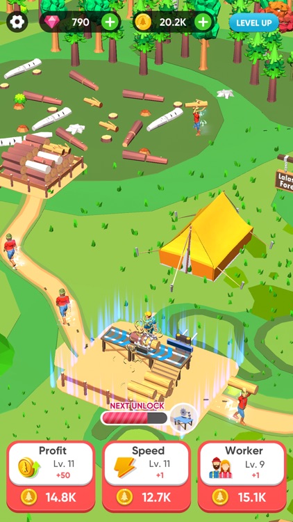 Idle Lumber Mill screenshot-4