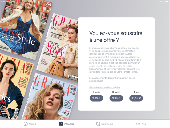 Grazia Magazine iPad app afbeelding 2