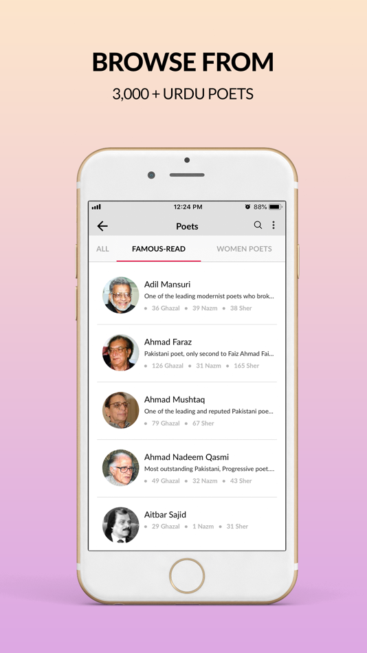 #2. Rekhta (iOS) By: Rekhta foundation