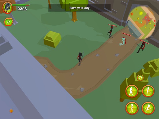 SuperHero Crime Fight: Ninja iPad screenshot 4 - Games app