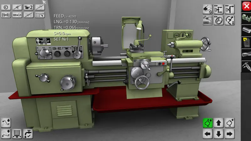 1K62 Lathe Simulator screenshot 1 of 10