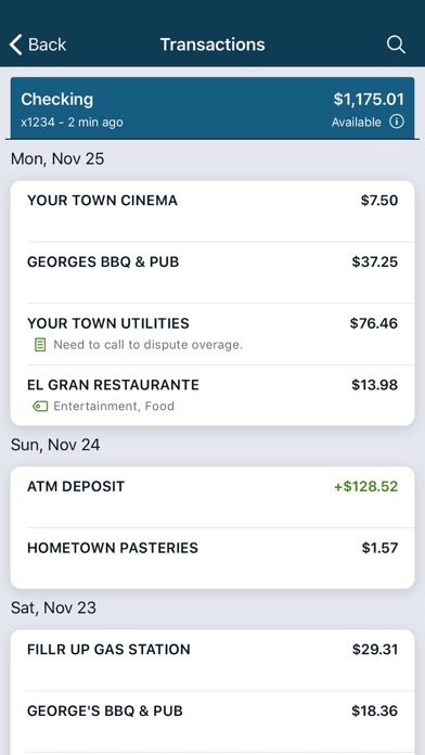 Henrico FCU Digital Banking Screenshot