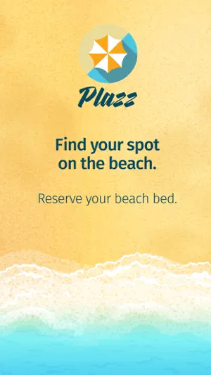 Plazz - Reserve your beach bed screenshot 1