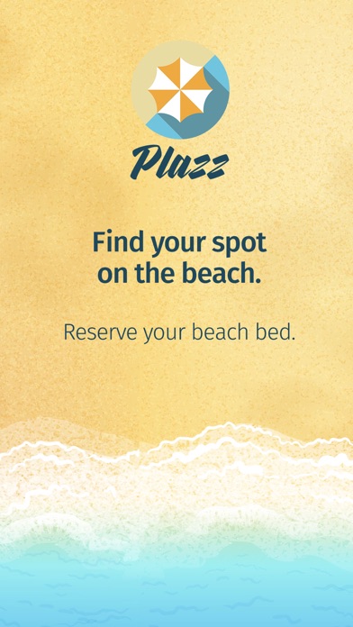Plazz - Reserve your beach bed Screenshot