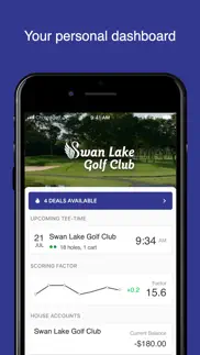 swan lake golf club iphone screenshot 1