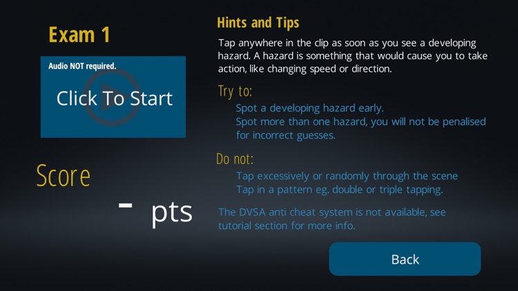 UK Hazard Perception Test 2021