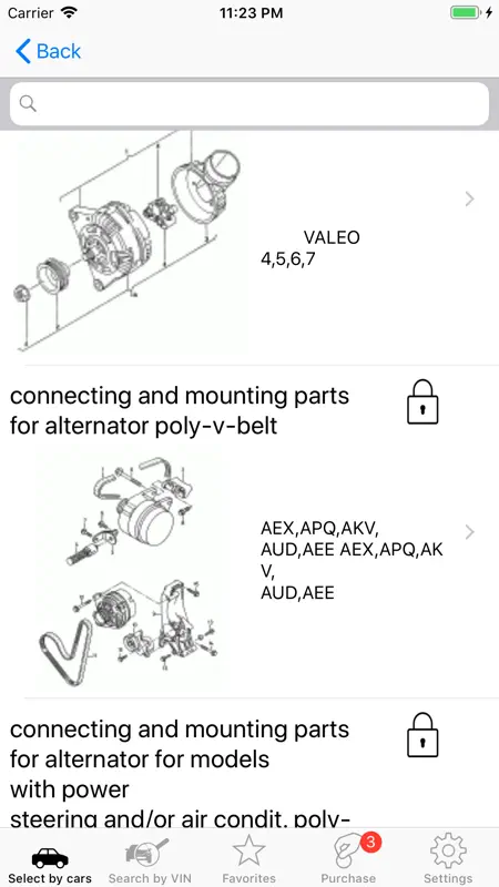 Piezas Seat y diagramas screenshot 4 of 6