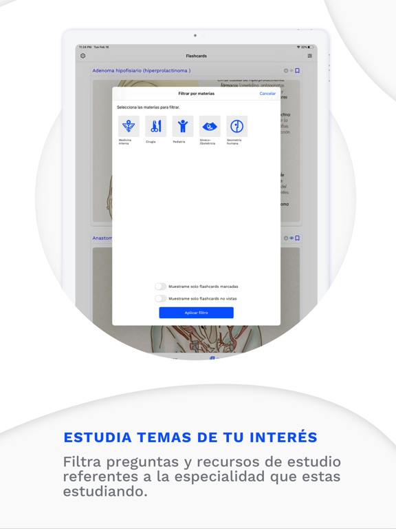 Screenshot #5 pour Estudio Medicina
