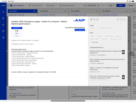 ANP App iPad screenshot