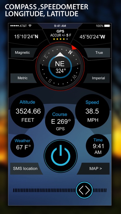 CFSAC (Compass - Speedometer) screenshot 2