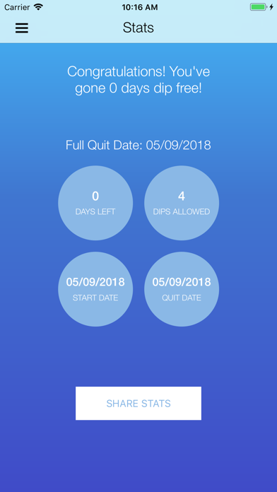 DipQuit: Quit Dipping Tobacco Screenshot