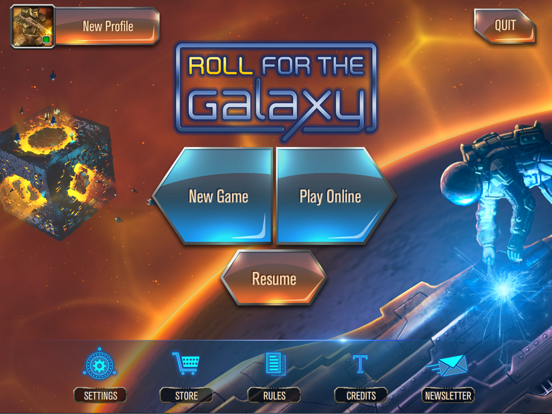 Roll for the Galaxy iPad app afbeelding 1