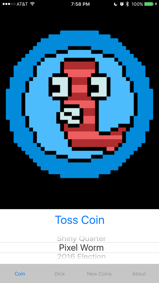 #2. Coin & Dice Toss (iOS) Podle: Mark Cerritelli