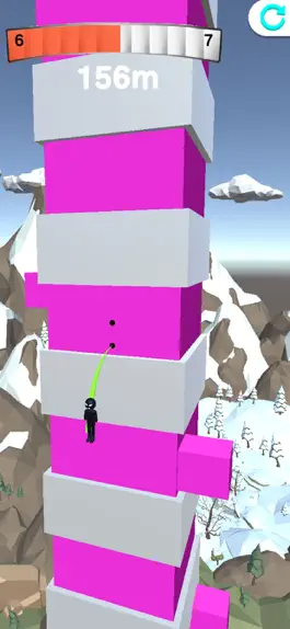 Game screenshot Stickman Jump Up 3D! mod apk