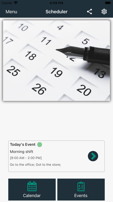 Screenshot #1 pour Calendrier planificateur Pro