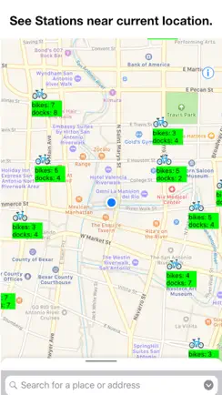 Bike Stations San Antonio iPhone image 1