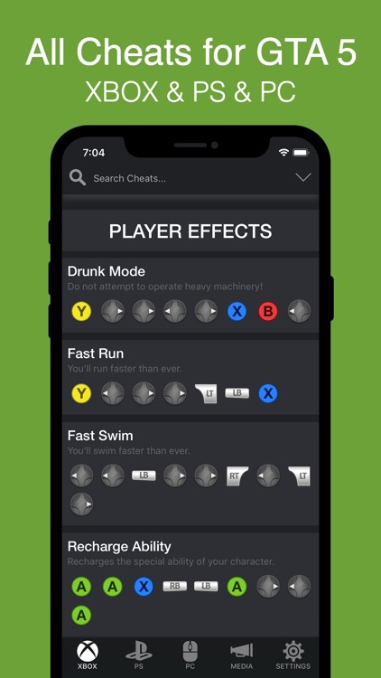 Cheats for GTA 5 - Xbox, PS4, PC, Phone APK for Android Download