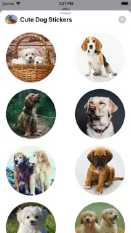 Cute Dog Sticker Set iphone bilder 1