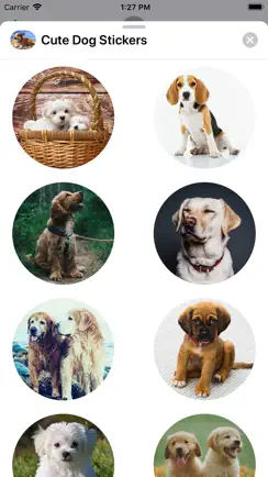 Cute Dog Sticker Set iPhone image 2