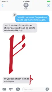 viking's runes – sticker pack iphone screenshot 1