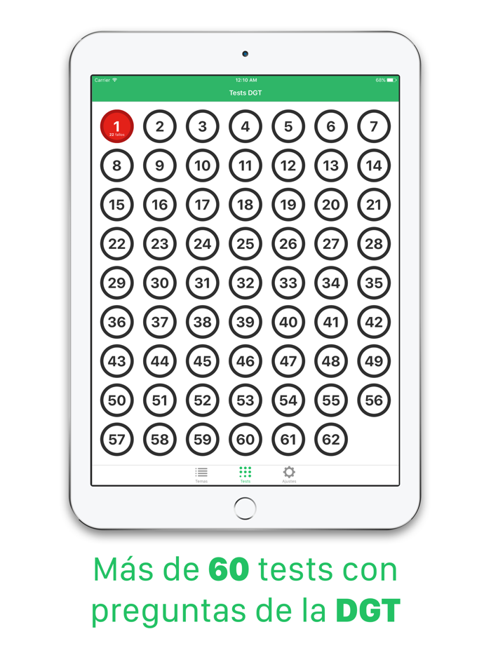 TEST DGT examen autoescuela