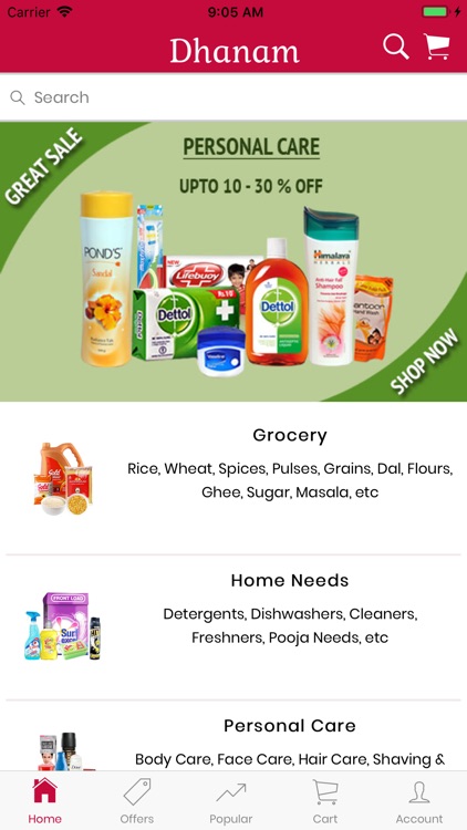 Dhanam Store - Online Grocery