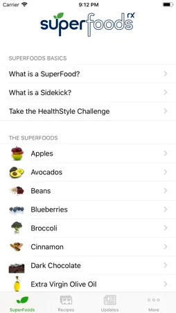 SuperFoodsRx - Essential Guide screenshot 1