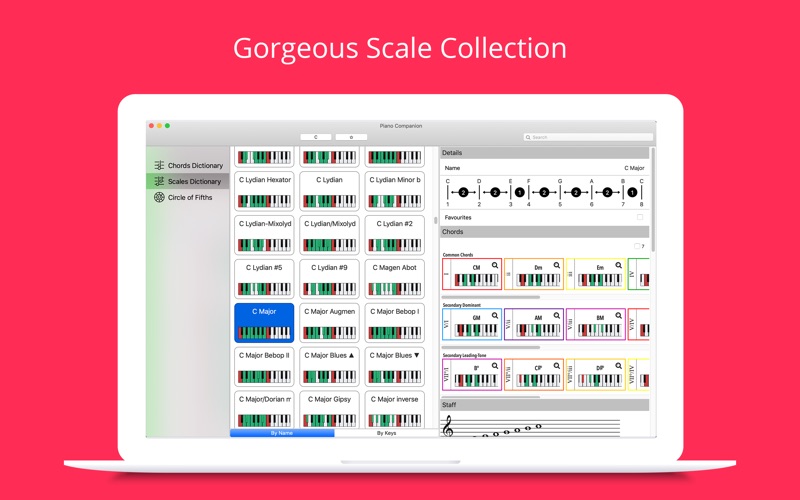 Piano Companion: Chords,Scales Screenshot