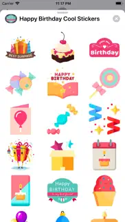 happy birthday cool stickers айфон картинки 3