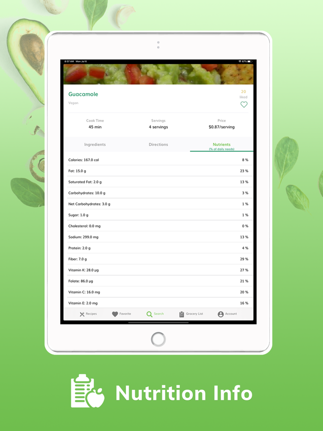 ‎Vegan Recipes - Plant Based Screenshot