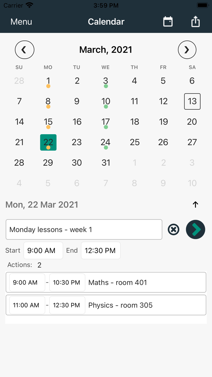Scheduler for workers-students
