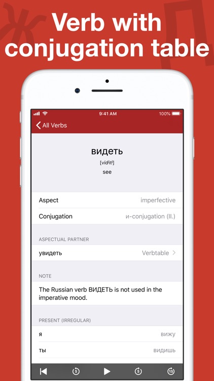 Russian Verb Trainer