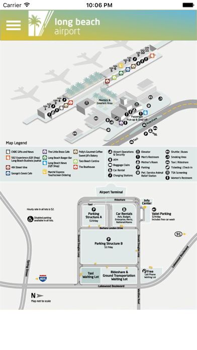 Go Long Beach Airport iPhone screenshot 4 - Travel app