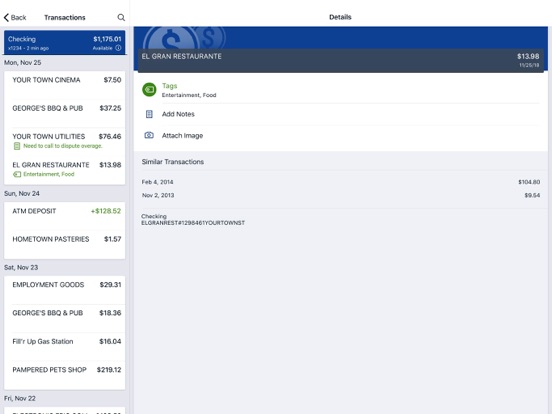Washington State Mobile iPad screenshot 2 - Finance app