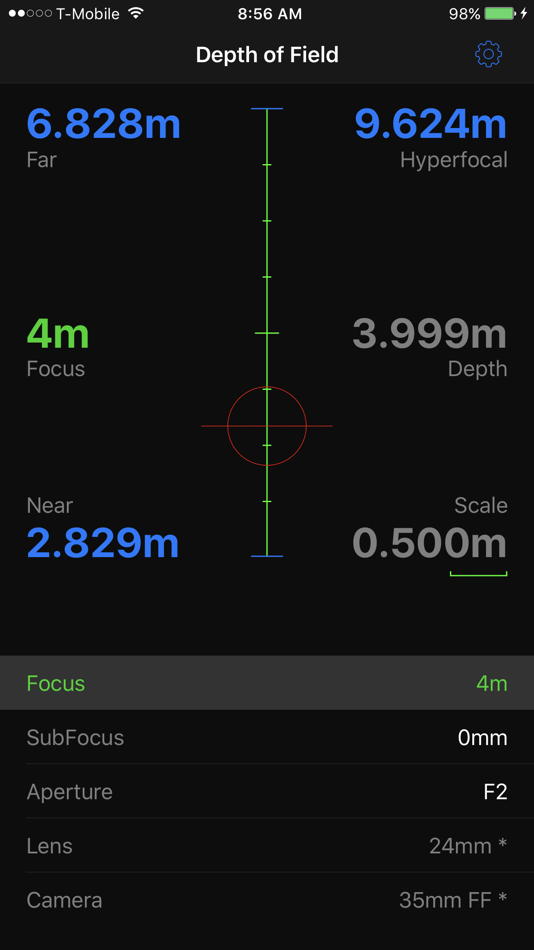 #3. Depth Of Field Utility (iOS) 由: Zhiguang Han