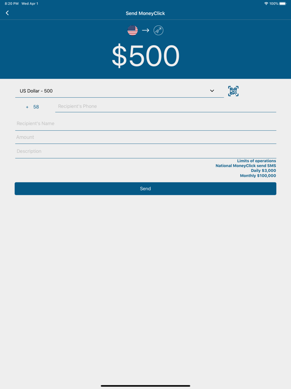 MoneyClick iPad screenshot 7 - Finance app