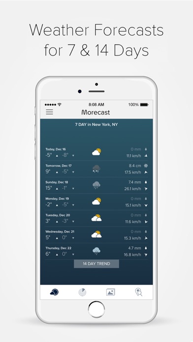 MORECAST Weather App Screenshot