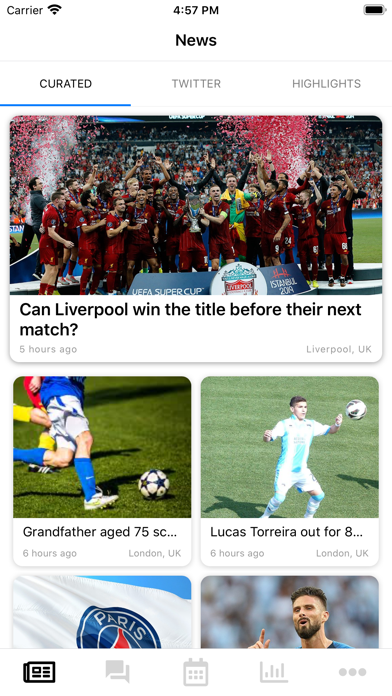 Screenshot #1 pour Fluent Football 2020/2021