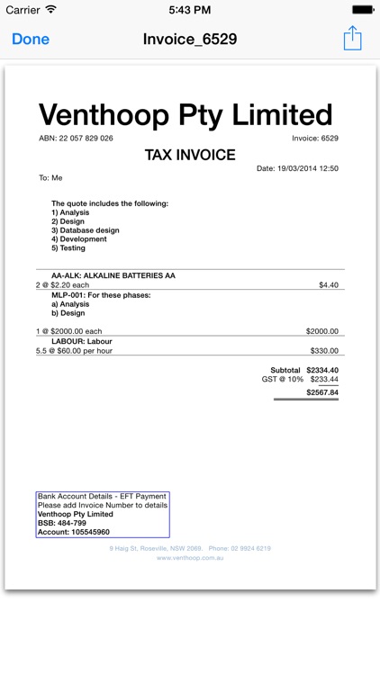 Invoice screenshot-3