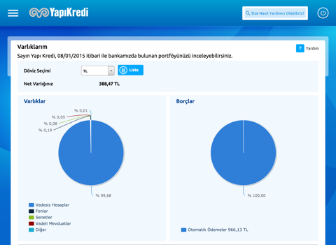 Yapı Kredi Mobil Şube screenshot 3