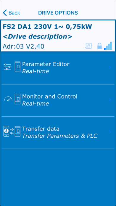 drivesConnect mobile Screenshot
